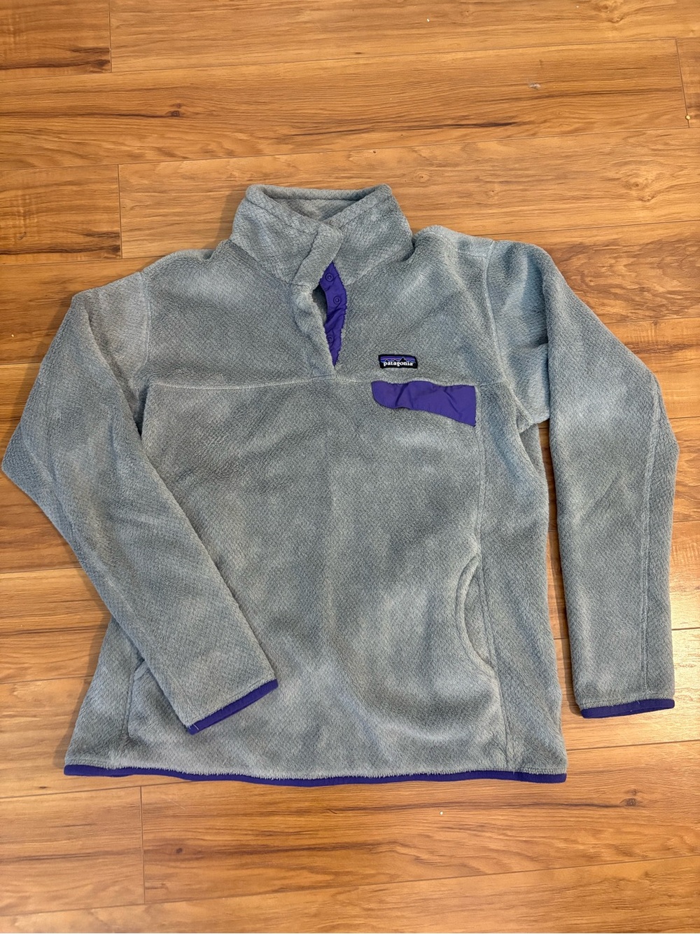 Patagonia gorpcore comfy Women’s outdoor Snap-T Fleece Pullover Size XL cozy